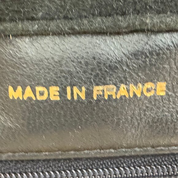 Chanel Black Suede Shearling Fur Hand Bag - Picture 3 of 16